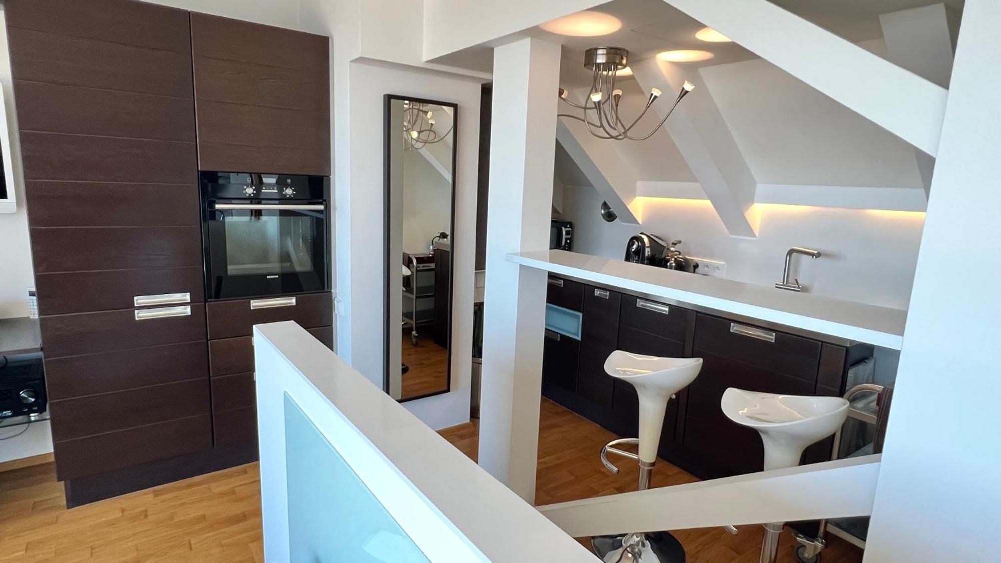 Apartman Se Saunou A Terasou S Vyhledem Na 브르노 외부 사진