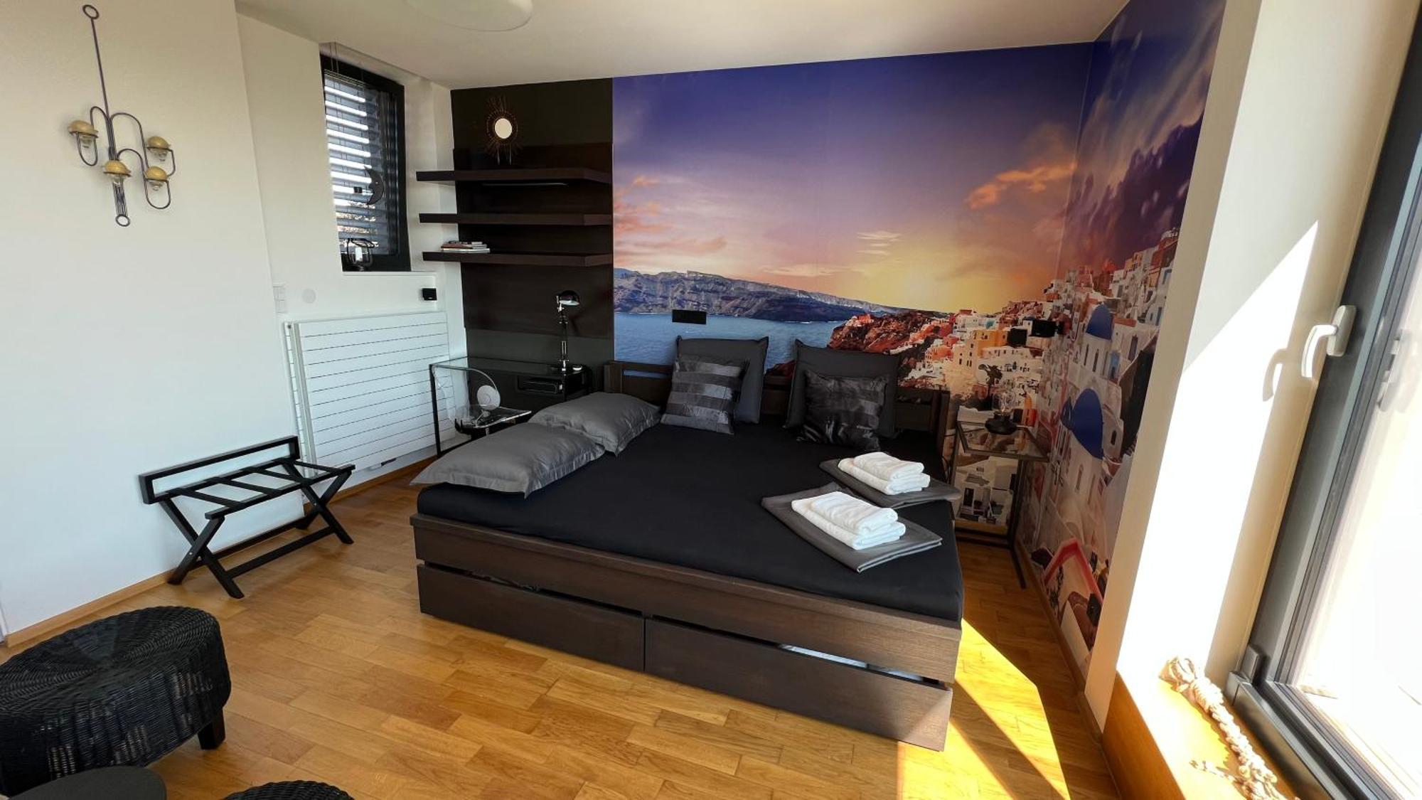 Apartman Se Saunou A Terasou S Vyhledem Na 브르노 외부 사진